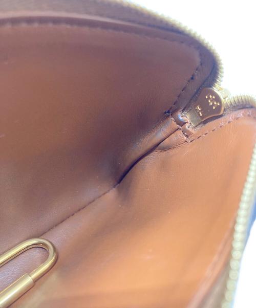 CELINE（セリーヌ）CELINE (セリーヌ) タン コイン＆カードポーチ キュイル トリオンフ ブラウンの古着・服飾アイテム