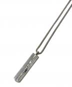 TIFFANY & Co.ティファニー）の古着「ナロー バープレート ネックレス」｜シルバー