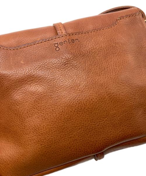 genten（ゲンテン）genten (ゲンテン) レザーショルダーバッグ ブラウン サイズ:-の古着・服飾アイテム