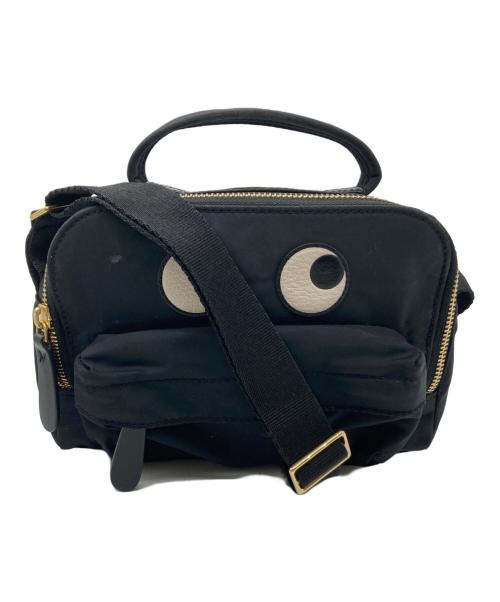 ANYA HINDMARCH（アニヤ・ハインドマーチ）ANYA HINDMARCH (アニヤハインドマーチ) Crossbody Pouch Eyes ブラック サイズ:-の古着・服飾アイテム