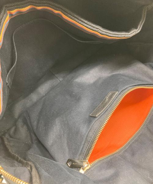 PAUL SMITH（ポールスミス）Paul Smith (ポールスミス) 2WAYブリーフケース ブラック×グリーン サイズ:-の古着・服飾アイテム