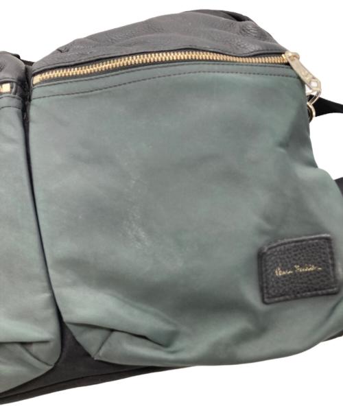 PAUL SMITH（ポールスミス）Paul Smith (ポールスミス) 2WAYブリーフケース ブラック×グリーン サイズ:-の古着・服飾アイテム