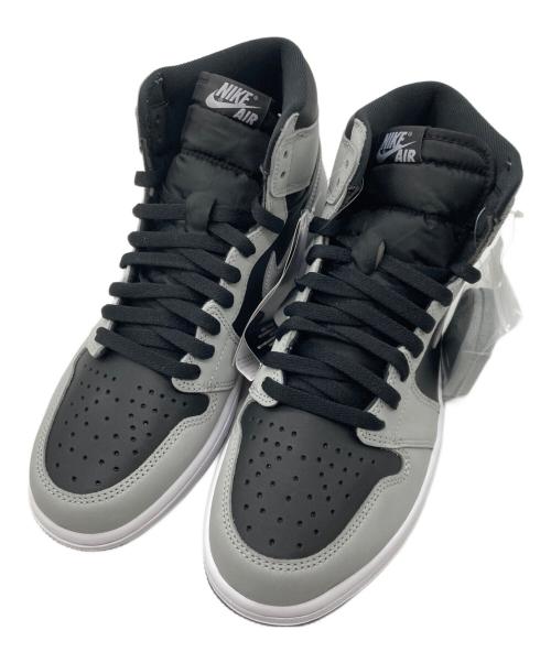 NIKE（ナイキ）NIKE (ナイキ) AIR JORDAN 1 RETRO HIGH OG SHADOW 2.0 グレー×ブラック サイズ:27.5cm 未使用品の古着・服飾アイテム