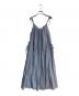 MYLAN（マイラン）の古着「シルク混コットン リンクルキャミソールドレス ワンピース　MY16SS-OP020」｜スカイブルー