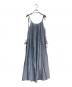MYLAN (マイラン) シルク混コットン リンクルキャミソールドレス ワンピース　MY16SS-OP020 スカイブルー サイズ:Free：4000円