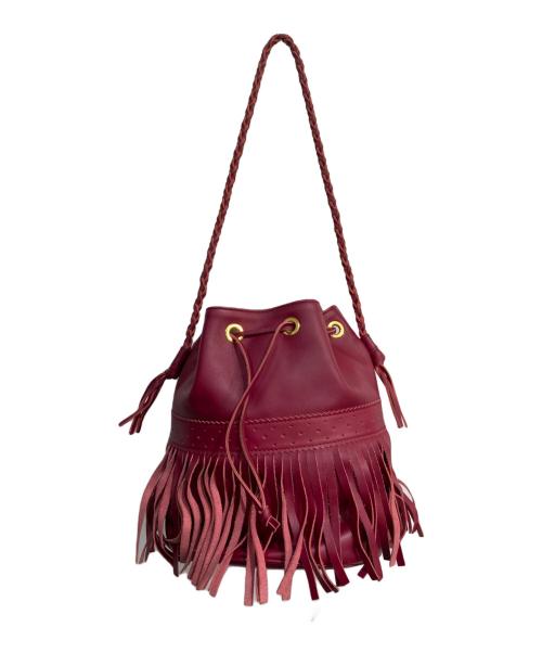 J&M DAVIDSON（ジェイ＆エム デヴィッドソン）J&M DAVIDSON (ジェイ＆エム デヴィッドソン) カーニバルフリンジショルダーバッグ レッド サイズ:-の古着・服飾アイテム