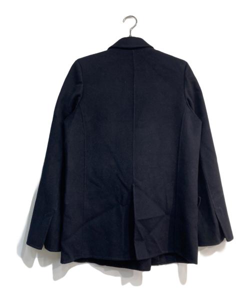 her（ハー）her (ハー) カシミヤブレンドオーバージャケット　7044103 ネイビー サイズ:Freeの古着・服飾アイテム