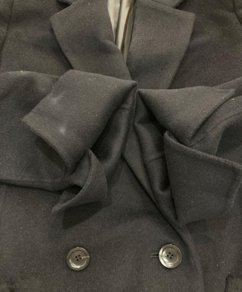 her（ハー）her (ハー) カシミヤブレンドオーバージャケット　7044103 ネイビー サイズ:Freeの古着・服飾アイテム