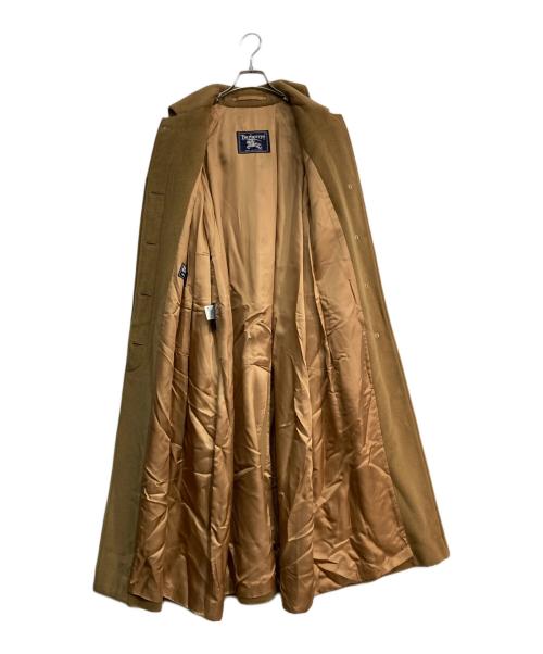 Burberry's（バーバリー）Burberry's (バーバリーズ) ウールアンゴラステンカラーコート ブラウン サイズ:-の古着・服飾アイテム
