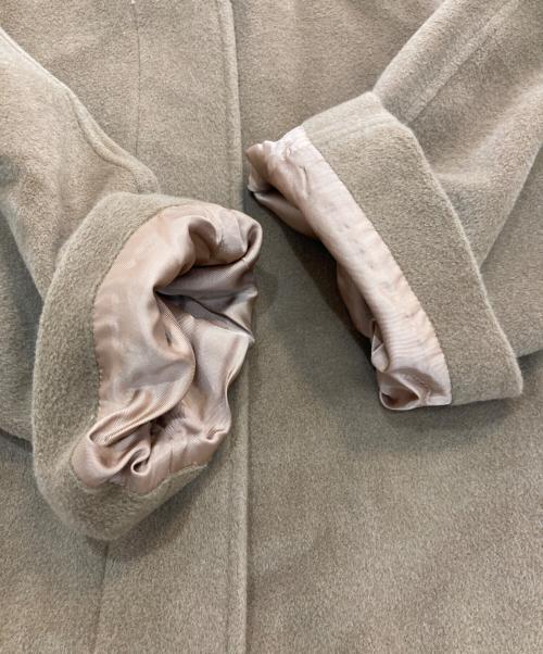 Burberry's（バーバリー）Burberry's (バーバリーズ) ウールアンゴラステンカラーコート ブラウン サイズ:-の古着・服飾アイテム