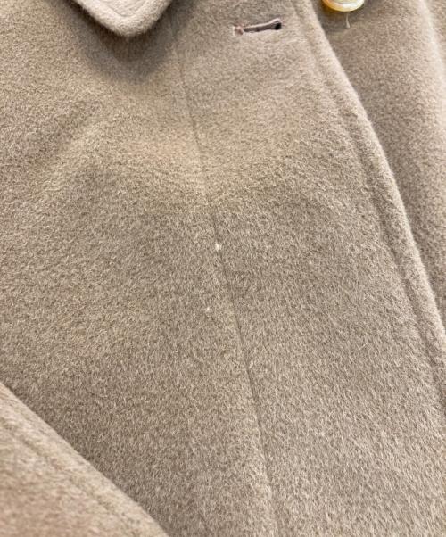 Burberry's（バーバリー）Burberry's (バーバリーズ) ウールアンゴラステンカラーコート ブラウン サイズ:-の古着・服飾アイテム