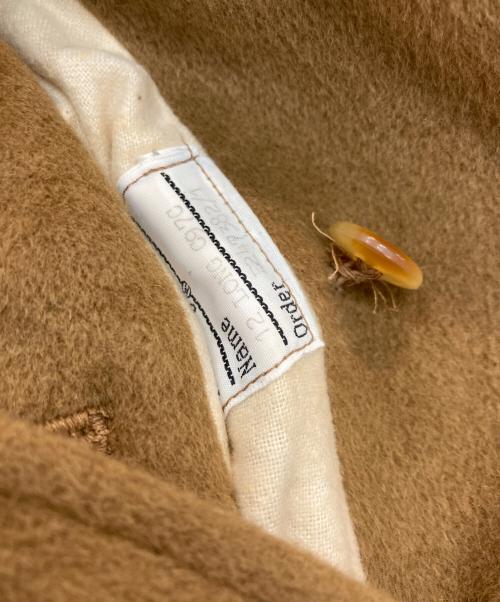 Burberry's（バーバリー）Burberry's (バーバリーズ) ウールアンゴラステンカラーコート ブラウン サイズ:-の古着・服飾アイテム