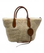 POLO RALPH LAURENポロ・ラルフローレン）の古着「BELLPORT TOTE」｜アイボリー×ブラウン