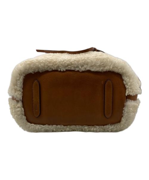 POLO RALPH LAUREN（ポロ・ラルフローレン）POLO RALPH LAUREN (ポロ・ラルフローレン) BELLPORT TOTE アイボリー×ブラウンの古着・服飾アイテム