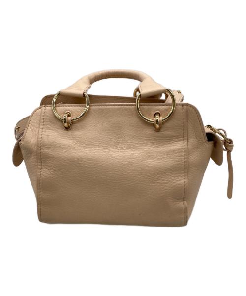 SEE BY CHLOE（シーバイクロエ）SEE BY CHLOE (シーバイクロエ) 2WAYレザーバッグ　04-15-84-65 ピンクの古着・服飾アイテム