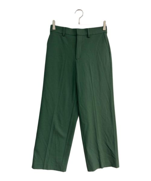 BEAUTY&YOUTH（ビューティーアンドユース）BEAUTY&YOUTH (ビューティーアンドユース) 裏起毛バックゴムストレートパンツ　1614-299-5894 グリーン サイズ:L 未使用品の古着・服飾アイテム