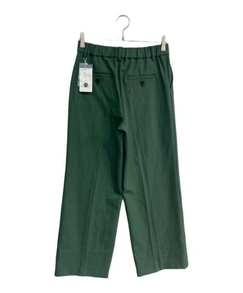 BEAUTY&YOUTH（ビューティーアンドユース）BEAUTY&YOUTH (ビューティーアンドユース) 裏起毛バックゴムストレートパンツ　1614-299-5894 グリーン サイズ:L 未使用品の古着・服飾アイテム