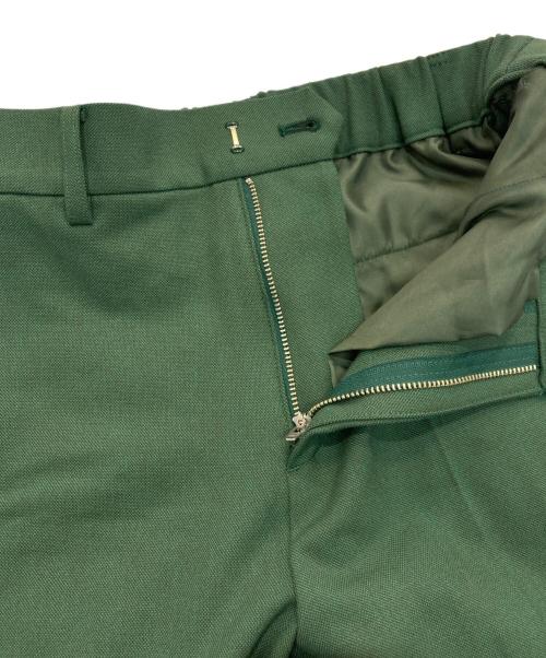 BEAUTY&YOUTH（ビューティーアンドユース）BEAUTY&YOUTH (ビューティーアンドユース) 裏起毛バックゴムストレートパンツ　1614-299-5894 グリーン サイズ:L 未使用品の古着・服飾アイテム