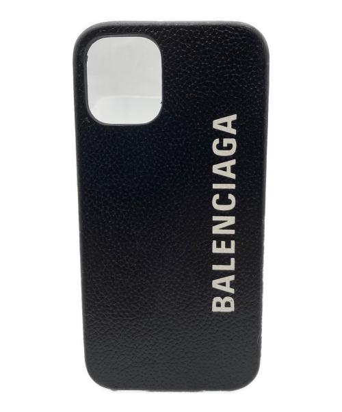 BALENCIAGA（バレンシアガ）BALENCIAGA (バレンシアガ) iPhone12mini ケース　651775 ブラック サイズ:-の古着・服飾アイテム