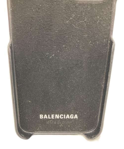 BALENCIAGA（バレンシアガ）BALENCIAGA (バレンシアガ) iPhone12mini ケース　651775 ブラック サイズ:-の古着・服飾アイテム