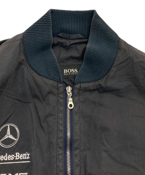 BOSS HUGO BOSS（ボス ヒューゴボス）BOSS HUGO BOSS (ボス ヒューゴボス) Mercedes Benz (メルセデスベンツ) MA-1ジャケット　00-0990 ネイビー サイズ:Sの古着・服飾アイテム