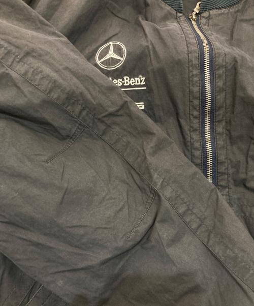 BOSS HUGO BOSS（ボス ヒューゴボス）BOSS HUGO BOSS (ボス ヒューゴボス) Mercedes Benz (メルセデスベンツ) MA-1ジャケット　00-0990 ネイビー サイズ:Sの古着・服飾アイテム