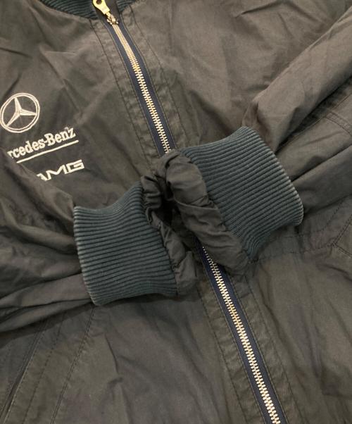 BOSS HUGO BOSS（ボス ヒューゴボス）BOSS HUGO BOSS (ボス ヒューゴボス) Mercedes Benz (メルセデスベンツ) MA-1ジャケット　00-0990 ネイビー サイズ:Sの古着・服飾アイテム