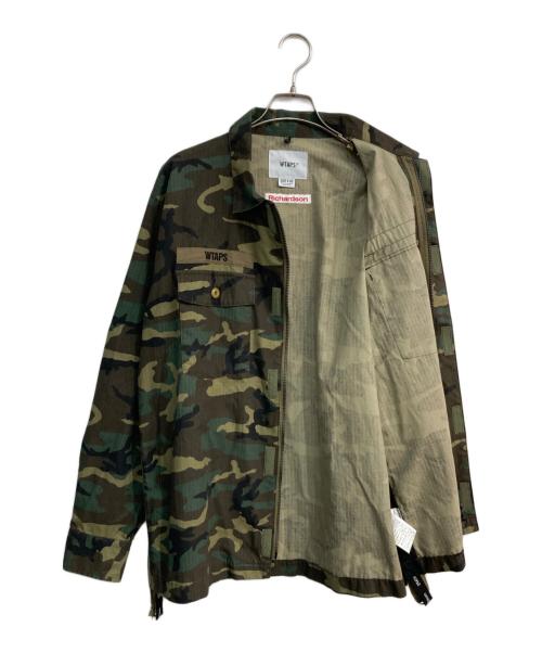 WTAPS（ダブルタップス）WTAPS (ダブルタップス) Richardson (リチャードソン) BUDS RIPSTOP L/S CAMO　202BRRID カーキ×ブラウン サイズ:03の古着・服飾アイテム
