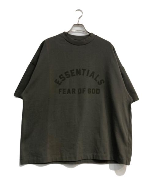 FOG ESSENTIALS（フィアオブゴッド エッセンシャル）FOG ESSENTIALS (フィアオブゴッド エッセンシャル) ロゴ半袖カットソー グレー サイズ:Sの古着・服飾アイテム