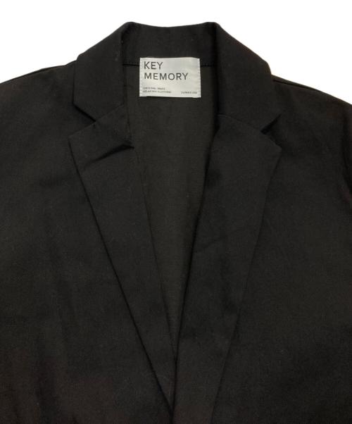 KEY MEMORY（キーメモリー）KEY MEMORY (キーメモリー) セットアップジャケット　123317 ブラック サイズ:1の古着・服飾アイテム