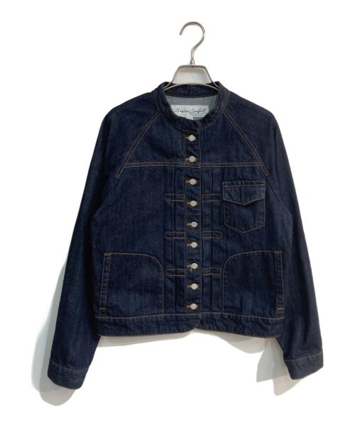 si-si-si（スースースー）si-si-si (スースースー) コンフォート デニムジャケット インディゴ サイズ:40の古着・服飾アイテム