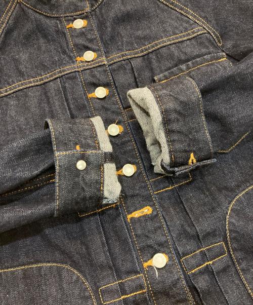 si-si-si（スースースー）si-si-si (スースースー) コンフォート デニムジャケット インディゴ サイズ:40の古着・服飾アイテム