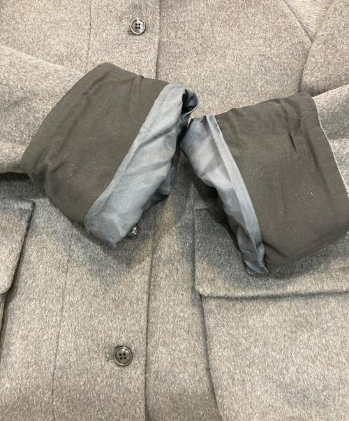 mizuiro-ind（ミズイロインド）mizuiro-ind (ミズイロインド) ウール混ショートジャケット グレー サイズ:Freeの古着・服飾アイテム