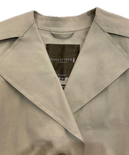 MACKINTOSH LONDON（マッキントッシュ ロンドン）MACKINTOSH LONDON (マッキントッシュ ロンドン) ゴム引きコート　G6A16-600-40 ベージュ サイズ:38の古着・服飾アイテム