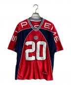 SUPREMEシュプリーム）の古着「Paneled Football Jersey20AW」｜レッド