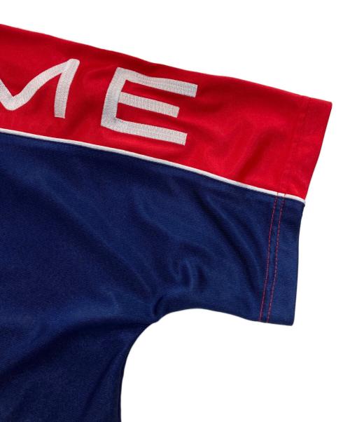 SUPREME（シュプリーム）Supreme (シュプリーム) Paneled Football Jersey	20AW  レッド サイズ:Mの古着・服飾アイテム