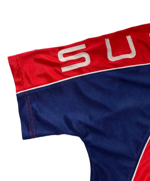 SUPREME（シュプリーム）Supreme (シュプリーム) Paneled Football Jersey	20AW  レッド サイズ:Mの古着・服飾アイテム