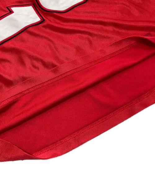 SUPREME（シュプリーム）Supreme (シュプリーム) Paneled Football Jersey	20AW  レッド サイズ:Mの古着・服飾アイテム