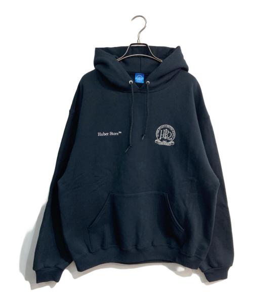 Huber Store（ヒューバーストア）Huber Store (ヒューバーストア) オリジナルエンブレムパーカー ネイビー サイズ:Lの古着・服飾アイテム