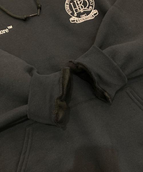 Huber Store（ヒューバーストア）Huber Store (ヒューバーストア) オリジナルエンブレムパーカー ネイビー サイズ:Lの古着・服飾アイテム