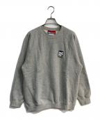 NEVVER×BROCHUREニューアー×ブローシュアー）の古着「クルーネックスウェット」｜グレー