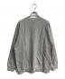 NEVVER (ニューアー) BROCHURE (ブローシュアー) クルーネックスウェット グレー サイズ:M：8000円