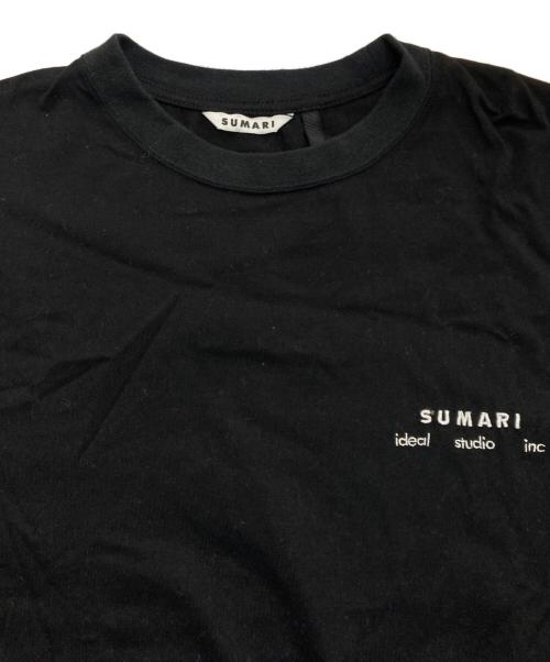 SUMARI（シュマリ）SUMARI (シュマリ) HEMCODE SIGNATURE T-SHIRT　S10009 ブラック サイズ:1の古着・服飾アイテム