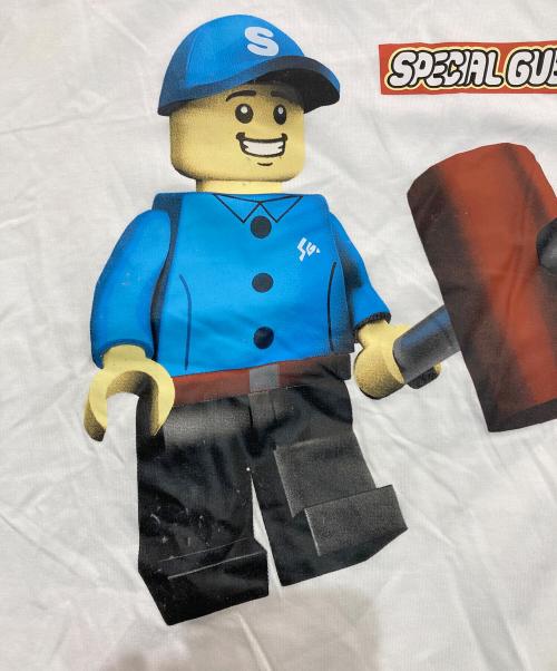 SPECIAL GUEST（スペシャルゲスト）SPECIAL GUEST (スペシャルゲスト) Block Figure Tee ホワイト サイズ:Lの古着・服飾アイテム
