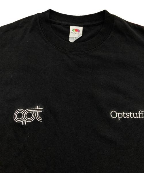OPTSTUFF（オプトスタフ）Optstuff (オプトスタフ) FRUIT OF THE LOOM (フルーツオブザルーム) PACK TEE ブラック サイズ:Mの古着・服飾アイテム