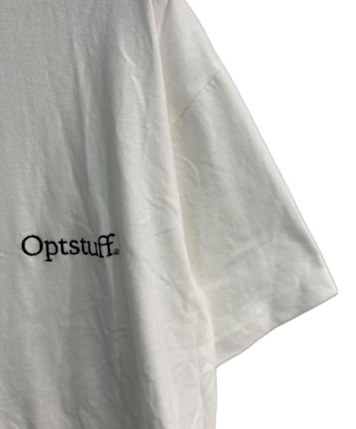 OPTSTUFF（オプトスタフ）Optstuff (オプトスタフ) FRUIT OF THE LOOM (フルーツオブザルーム) PACK TEE ホワイト サイズ:Mの古着・服飾アイテム