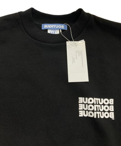 BOUTIQUE（ブティック）BOUTIQUE (ブティック) BOUTIQUE CREW NECK SWEAT　BQ010 ブラック サイズ:L 未使用品の古着・服飾アイテム