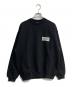 BOUTIQUE（ブティック）の古着「BOUTIQUE CREW NECK SWEAT　BQ010」｜ブラック