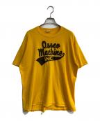 RUSSELL ATHLETICラッセルアスレチック）の古着「プリントカットソー　70s」｜イエロー