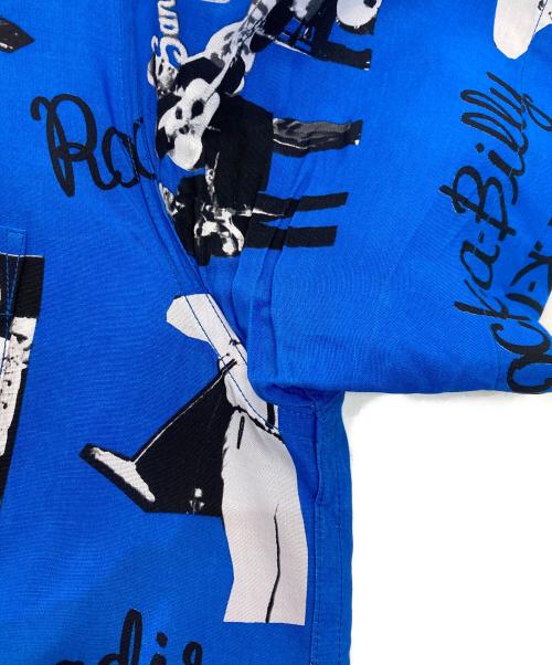 WACKO MARIA（ワコマリア）WACKO MARIA (ワコマリア) ROCKABILLY HAWAIIAN SHIRT S/S　17SS ブルー サイズ:Lの古着・服飾アイテム